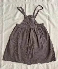 tete a teteキッズ　コーデュロイ ワンピース　ブラウン　サイズ100