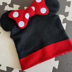 ディズニー ミニー・マウス 耳付きニット帽 58cm