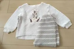 バースデイ パジャマ コトリ 90 冬【サイズ要注意】