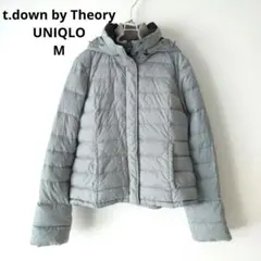 ユニクロ セオリー t-down プレミアムダウンジャケット グレー M