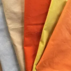 ハンドメイド コットン ソリッド生地 5枚 セット