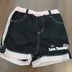 ハート型ポケット付きハーフパンツ 110