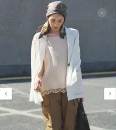 ADORE アドーア ドライストレッチ フレアポンチョ エクリュ 38 - メルカリ