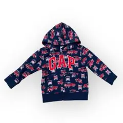 GAP 消防車プリント パーカー 2歳