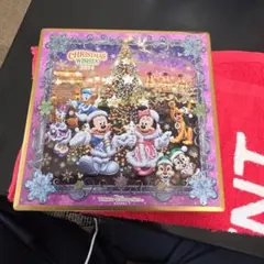 CHRISTMAS WISHES 2014缶　空き缶ディズニー　ピンクメタリック