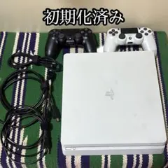 PS4 CUH-2100A 本体セット 白 500GB 動作確認済 初期化済