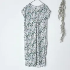 6480 アブソルテコンフェデンス 花柄ワンピース フレンチスリーブ 可愛い 白