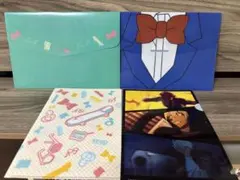 名探偵コナン　ミニクリアファイル4枚　隻眼の残像　シール