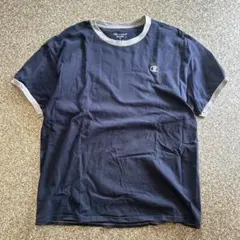【G5】 Champion チャンピオン リンガーTシャツ ネイビー XLのサムネイル