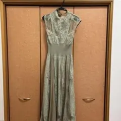 【美品】スナイデル　スイッチングレースドレス ロングワンピース