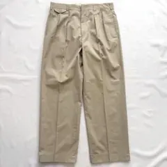 【80s】BROOKS BROTHERS USA製 2タックチノスラックスパンツ