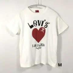 Levi's リーバイス ハートプリント Tシャツ M レディースのサムネイル