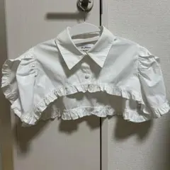 épine フホワイトクロップドシャツ　ブラウス　クロップド　epine エピヌのサムネイル