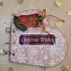 ハート型のジャンクジャーナル土台帳❣️