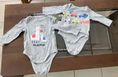 baby GAPロンパース2点セット グレー
