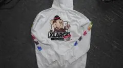 XLARGE Keith キャラクター パーカー ホワイト