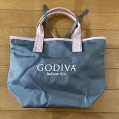 GODIVA トートバッグ グレー/ピンク
