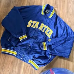 STARTER ナイロンジャケット ブルー ネイビー XL