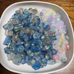 アクリルビーズセット 約100個 多様な形状