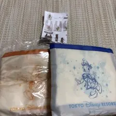 ディズニー40周年グランドフィナーレ　カプセルトイエコバッグ ドナルド・デイジー