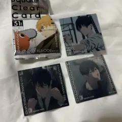 チェンソーマン スクエア クリアカード 早川アキ 正方形 カード アニメイト