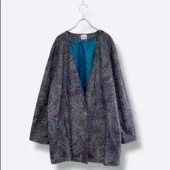 3点¥10,000 ビンテージ 古着 卸 レトロ 80's 総柄ジャケット