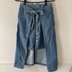 moussy ジーンズスカート レトロ カジュアル