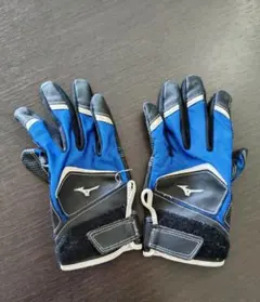 Mizuno バッティング用手袋 青/黒