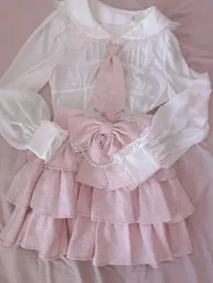 【週末限定値下げ】ankrouge♡地雷、量産型♡セットアップ♡ピンク