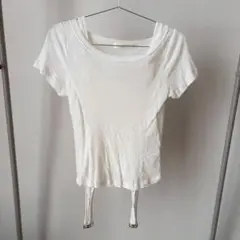 MOUSSY ホワイト 半袖 Tシャツ