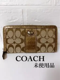 新品未使用　coach 財布 コーチ COACH コーチ 三つ折り財布 レディース COACH コンパクト