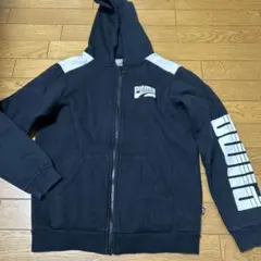 PUMAプーマフルジップパーカー黒160