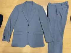 ユニクロ 感動ジャケット パンツ セット ライトグレー ジャケット S W79