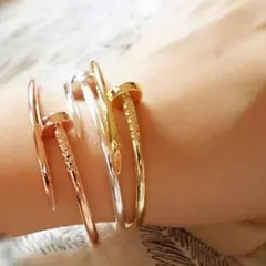 おしゃれな釘型ブレスレット(全３色)