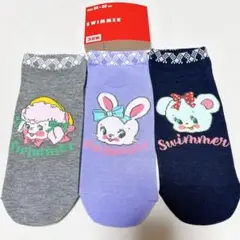 新品　SWIMMER キャラクターソックス 3足セット　レディース　靴下