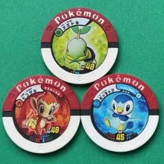 ポケモン ポッチャマ ヒコザル ナエトル 缶バッジセット - メルカリ