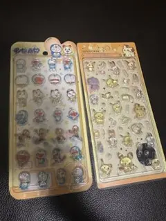 ポケモン　ドラえもん　シール