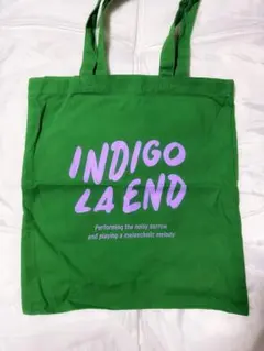 indigo la End トートバッグ グリーン