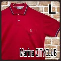ヴィンテージ　Marina CITYCLUB メンズ　半袖　ポロシャツ　L