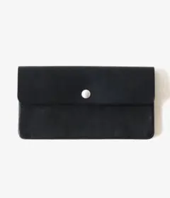 MHL./TOUGH LEATHER LONG WALLET (BLACK)