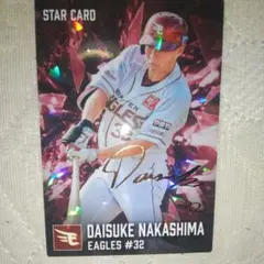 楽天イーグルス 中島大輔 直筆サインカード - メルカリ
