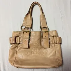 Vivienne Westwood ベージュ ハンドバッグ バックル