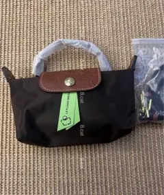 LONGCHAMPロンシャン プリアージュ XS ショルダー ダークブラウン23