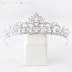 STELLA BRIDAL ステラブライダル ティアラ フォンテーヌⅢ - メルカリ