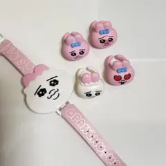 おぱんちゅうさぎ　時計、指輪セット