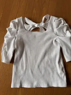 INGNI☆リボン付きカットソーTシャツ☆パフスリーブ袖