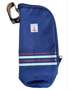 ポートランド　PETボトルケース　青 ストライプ　カバー　ケース　ペットボトル