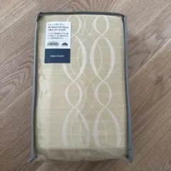 【新品未使用】遮光機能100×135cm2枚セットイエロードレープカーテン