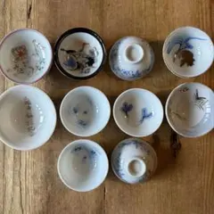 あ*8様 【宮城須美子 作】魚紋ぐい呑み 酒器 お猪口 やちむん 花瓶 