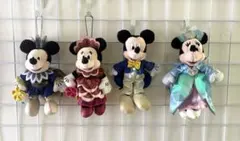 【希少セット】ディズニー 25周年＆30周年 ぬいぐるみバッジ 4体セット